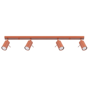 Lampa sufitowa RING 4L ochra czerwona 4xGU10 SL.1510 SOLLUX