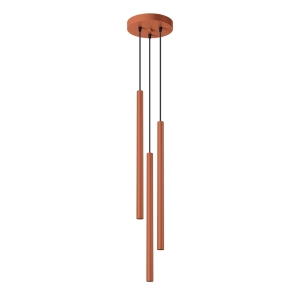 Lampa wisząca PASTELO 3P ochra czerwona 3xG9 SL.1527 SOLLUX