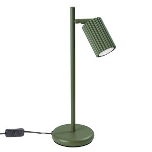 Biurkowa lampka KARBON z nowoczesnym wzornictwem, ryflowany klosz tubka SL.1624 SOLLUX