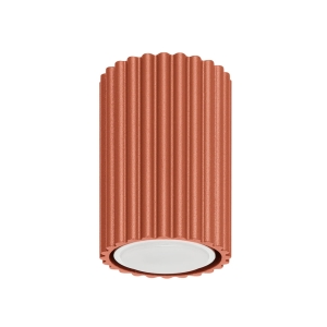 Natynkowa tubka cylindryczna sufitowa KARBON w kolorze ochra czerwona SL.1625 SOLLUX