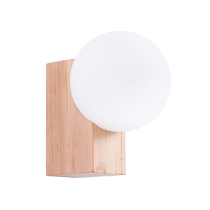 Kinkiet BULBO naturalne drewno SL.1682 Sollux