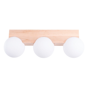 Plafon BULBO 3 naturalne drewno SL.1684 Sollux