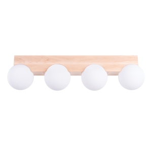 Plafon BULBO 4 naturalne drewno SL.1685 Sollux