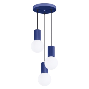 Lampa wisząca HALO 3P ultramaryna SL.1740 Sollux