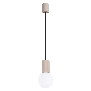 Lampa wisząca HALO 1 taupe SL.1744 Sollux