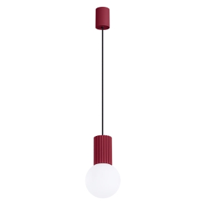 Lampa wisząca HALO 1 burgund SL.1749 Sollux