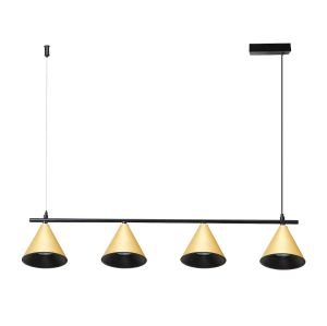 Lampa Wisząca Cone Złoty 4xGU10 ML1125 Milagro