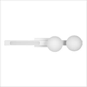 Kinkiet Magnet 13W+2xG9 3000/4000K Biały ML1139 Milagro