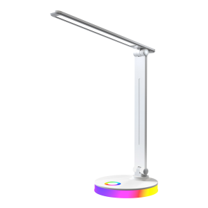 Lampka biurkowa Bruno White 5W LED RGB ML1629 Milagro