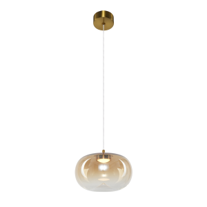 Lampa wisząca VASO 1 AMBER 4W ML1399 Milagro