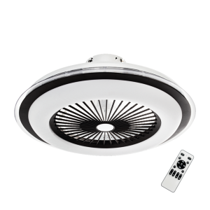 Lampowentylator ZEPHYR BLACK 48W LED+ PILOT ML1514 Milagro