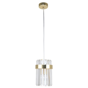 Lampa wisząca Vetro 1 złota 1xE14 LP-2910/1P GD Light Prestige