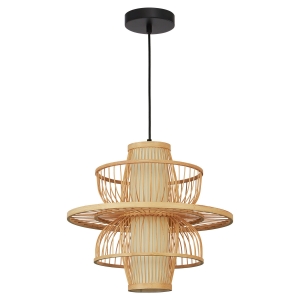 Rattanowa lampa wisząca Astra naturalna 1xE27 LP-3110/1P NT Light Prestige