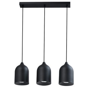 Metalowa lampa wisząca Nilo czarna 3xGU10 LP-0110/3L BK Light Prestige