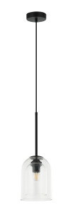 Lampa wisząca Elaris transparentna 1xE27 LP-8103/1P TR Light Prestige