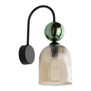 SOPHIA GREEN COGNAC KINKIET 1XE14 11143 TK Lighting