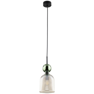 SOPHIA GREEN COGNAC LAMPA WISZĄCA 1XE14 11146 TK Lighting