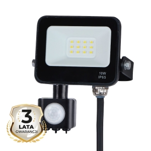 Naświetlacz LED 10W 4000K PIR EKN1624 Eko-Light