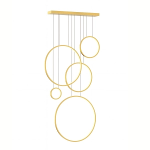 Lampa wisząca Saturno Gold 100W LED mezzanine ML2325 Milagro