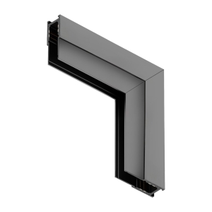 Narożnik natynk L góra dół magnetic track 10mm ML2183 Milagro