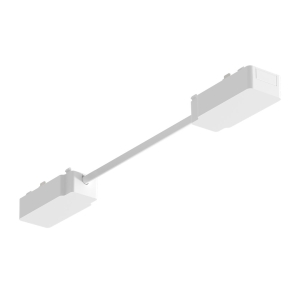 Slim Magnetic Track Biały Łącznik Podwójny z Kablem długim ML2226 Milagro