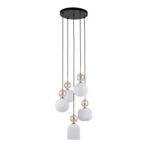 SOPHIA COGNAC WHITE LAMPA WISZACA 5XE14 11593 TK Lighting