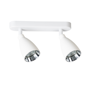 Listwa sufitowa z reflektorkami Campana 2 spot biały 2xGU10 LP-3103/2WS WH Light Prestige