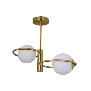 Plafon Dorado ring złota 2 x E14 LP-002/2C ring Light Prestige