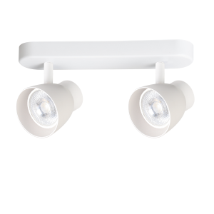 Listwa sufitowa z reflektorkami Dravo 2 spot biały 2xGU10 LP-9523/2WS WH Light Prestige