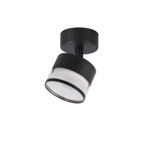 Reflektorek sufitowy Spot Kendal 1 transparetny / czarny GX53 LP-6331/1WS TR/BK Light Prestige