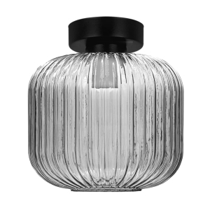 Sufitowa lampa CAMPO z transparentnym ryflowanym kloszem K-5662 KAJA Lighting