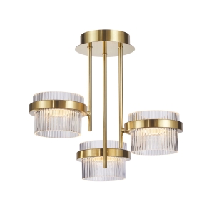 Lampa sufitowa TIARA 3xLED PND-77362-3-24W-GD Italux