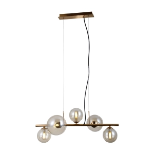 Lampa wisząca CANELLO 5xG9 PND-406007-5-HBR Italux