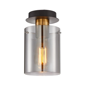 Lampa sufitowa SARDO 1xE27 SPL-5581-1SC-BRO-SG Italux
