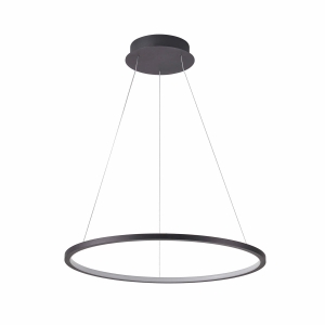Lampa wisząca VINOLA 1xLED PND-56135B-080RPC-BK-3KS4K-TRDIMM Italux