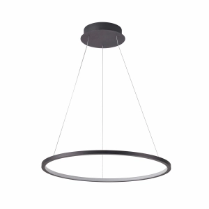 Lampa wisząca VINOLA 1xLED PND-56135B-080RPC-BK-3KS4K-TRDIMM Italux