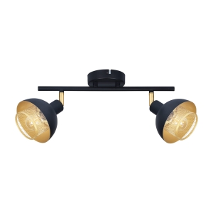 Lampa sufitowa SAVIO 2xE14 SPL-27357-2-BK-GD Italux