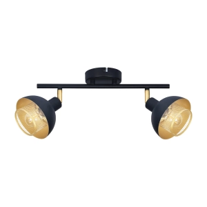 Lampa sufitowa SAVIO 2xE14 SPL-27357-2-BK-GD Italux