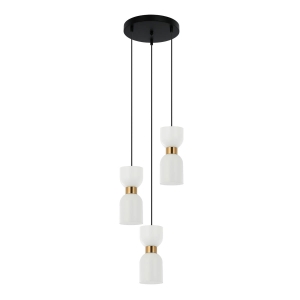 Lampa wisząca MONZA 3xE27 PND-57602-3-BK+BRO Italux