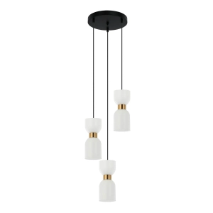 Lampa wisząca MONZA 3xE27 PND-57602-3-BK+BRO Italux