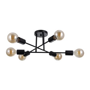 Lampa wisząca FORMIO 6xE27 PND-4052-6-BL Italux
