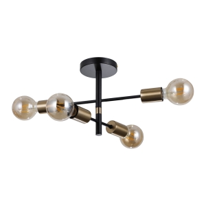 Lampa wisząca PIANSI 4xE27 PND-4025-4-BL-HBR Italux