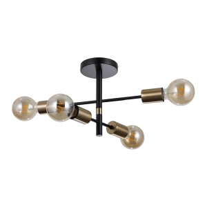 Lampa wisząca PIANSI 4xE27 PND-4025-4-BL-HBR Italux