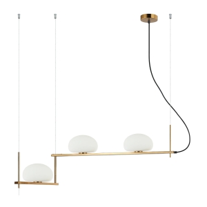 Lampa wisząca KERNIO 3xG9 PND-357783-BRO+W Italux