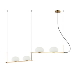 Lampa wisząca KERNIO 4xG9 PND-357784-BRO+W Italux