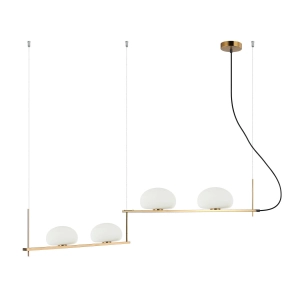 Lampa wisząca KERNIO 4xG9 PND-357784-BRO+W Italux
