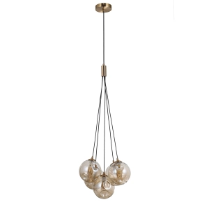 Lampa wisząca PERLOS 5xG9 PND-54456-5-HB-AMB Italux