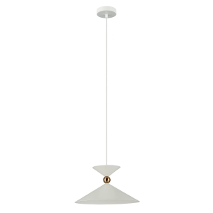 Lampa wisząca QUELTO 1xE27 PND-84432-1-WH Italux