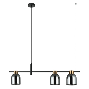 Lampa wisząca SERVIO 3xE14 PND-66892-3-BK-SG Italux