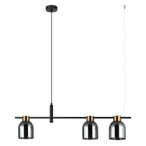 Lampa wisząca SERVIO 3xE14 PND-66892-3-BK-SG Italux